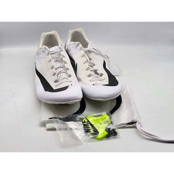 Nike Zoom Rival Sprint Track Spikes White/Black DC8753-100‎ Size 12.5 Mens - Picture 2 of 11